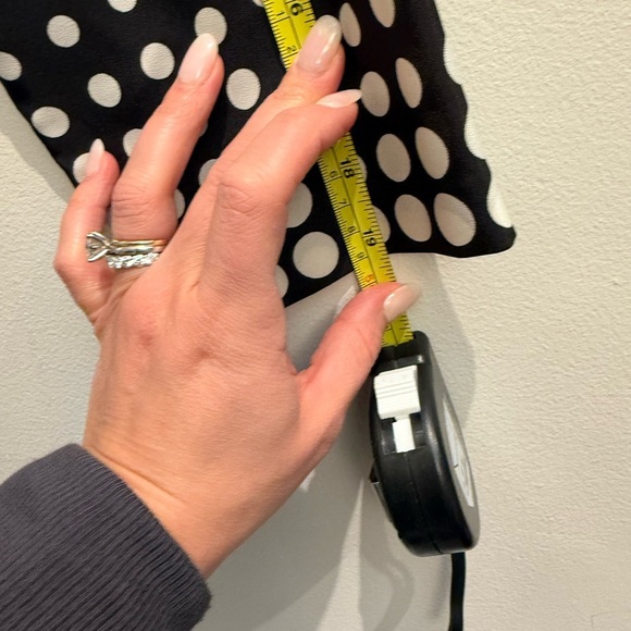 J. Crew White & Black Polka Dot Women's Blouse 3 Quarter Length Sleeve Size XS - Picture 8 of 8